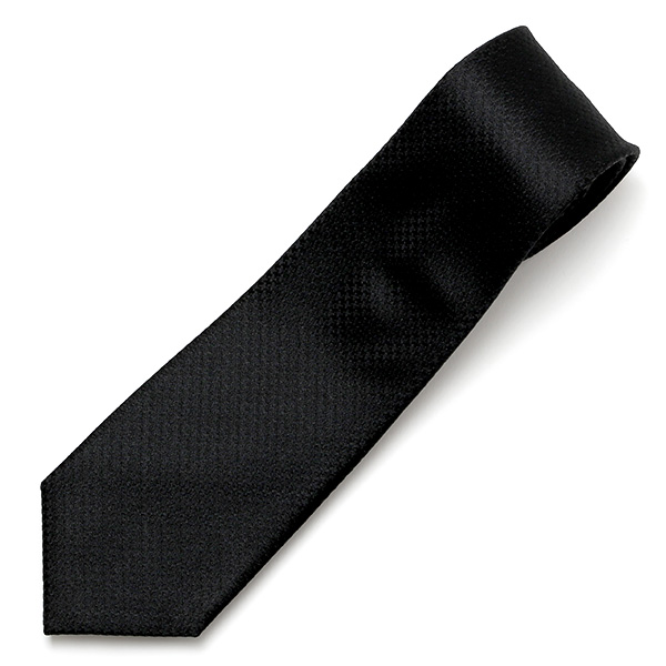  ネクタイ 結婚式 披露宴 フォーマル 無地 シルク100％ 冠婚葬祭 ビジネス メンズ ネクタイ かっこいい ブラック 黒 黒色 日本製 国産 30代 40代 50代 紳士 京都 上品 高級 絹 西陣織 フランコ スパダ(Franco Spada)
