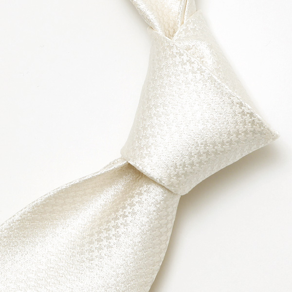  ネクタイ 結婚式 披露宴 フォーマル 無地 シルク100％ 冠婚葬祭 ビジネス メンズ ネクタイ かっこいい ホワイト 白色 日本製 国産 30代 40代 50代 紳士 京都 上品 高級 絹 西陣織 フランコ スパダ(Franco Spada)