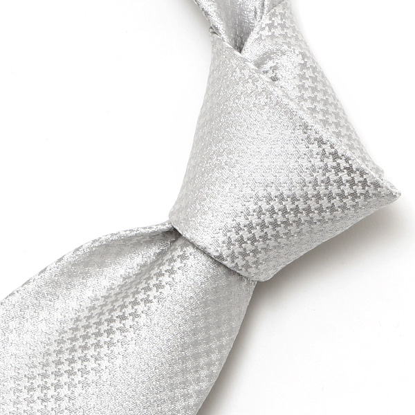  ネクタイ 結婚式 披露宴 フォーマル 無地 シルク100％ 冠婚葬祭 ビジネス メンズ ネクタイ かっこいい シルバー 銀色 日本製 国産 30代 40代 50代 紳士 京都 上品 高級 絹 西陣織 フランコ スパダ(Franco Spada)