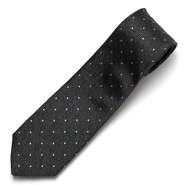 ネクタイ ドット 柄 日本製 ブランド ビジネス フォーマル ネクタイ シンプル おしゃれ シルクタイ グレー グレイ 灰色 男性 彼氏 旦那 夫 プレゼント 誕生日 父の日 社会人 高級 絹 フランコ スパダ(Franco Spada)