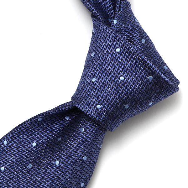 ネクタイ ドット 柄 日本製 ブランド ビジネス フォーマル ネクタイ シンプル おしゃれ シルクタイ ブルー ネイビー 青色 男性 彼氏 旦那 夫 プレゼント 誕生日 父の日 社会人 高級 絹 フランコ スパダ(Franco Spada)