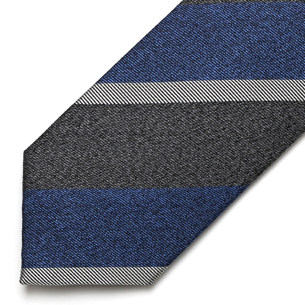  ネクタイ ストライプ ビジネス ブランド メンズ レジメンタル タイ 柄 シルク 100％ 日本製 高級 上品 グレー グレイ 灰色 フォーマル レギュラー幅 8cm シンプル おしゃれ かっこいい フランコ スパダ(Franco Spada)