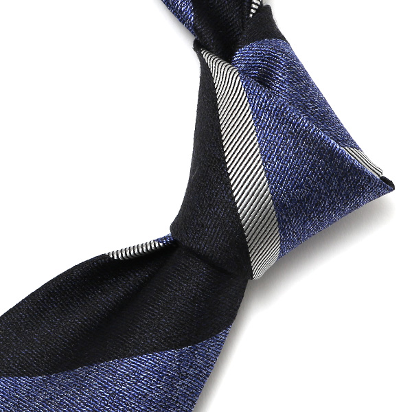  ネクタイ ストライプ ビジネス ブランド メンズ レジメンタル タイ 柄 シルク 100％ 日本製 高級 上品 ブルー ネイビー 青色 フォーマル レギュラー幅 8cm シンプル おしゃれ かっこいい フランコ スパダ(Franco Spada)