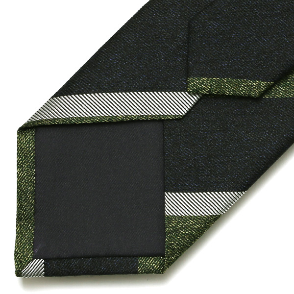  ネクタイ ストライプ ビジネス ブランド メンズ レジメンタル タイ 柄 シルク 100％ 日本製 高級 上品 グリーン 緑色 フォーマル レギュラー幅 8cm シンプル おしゃれ かっこいい フランコ スパダ(Franco Spada)