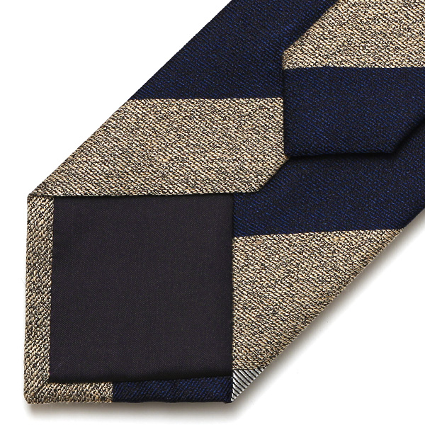  ネクタイ ストライプ ビジネス ブランド メンズ レジメンタル タイ 柄 シルク 100％ 日本製 高級 上品 ゴールド 金色 フォーマル レギュラー幅 8cm シンプル おしゃれ かっこいい フランコ スパダ(Franco Spada)