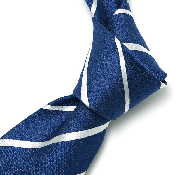  ネクタイ ストライプ レジメンタル シンプル シルク 100％ 結婚式 披露宴 パーティー 高級 上品 ブルー ネイビー 青色 ブランド 男性 誕生日 プレゼント 父の日 クリスマス おしゃれ ネクタイ フランコ スパダ(Franco Spada)
