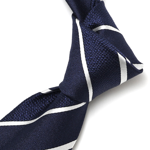 ネクタイ ストライプ レジメンタル シンプル シルク 100% 結婚式 披露宴 パーティー 高級 上品 ブルー ネイビー 青色 ブランド 男性 誕生日 プレゼント 父の日 クリスマス おしゃれ ネクタイ フランコ スパダ(Franco Spada)