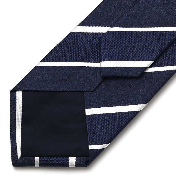 ネクタイ ストライプ レジメンタル シンプル シルク 100% 結婚式 披露宴 パーティー 高級 上品 ブルー ネイビー 青色 ブランド 男性 誕生日 プレゼント 父の日 クリスマス おしゃれ ネクタイ フランコ スパダ(Franco Spada)