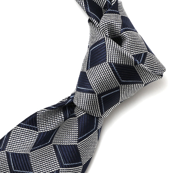  ネクタイ おしゃれ 柄 ビジネス 高級 フォーマル シルク100％ 総柄 レギュラータイ 8cm幅 メンズ ブルー ネイビー 青色 披露宴 結婚式 男性 誕生日 クリスマス プレゼント 国産 高級 西陣織 フランコ スパダ(Franco Spada)