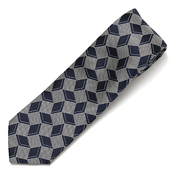  ネクタイ おしゃれ 柄 ビジネス 高級 フォーマル シルク100％ 総柄 レギュラータイ 8cm幅 メンズ ブルー ネイビー 青色 披露宴 結婚式 男性 誕生日 クリスマス プレゼント 国産 高級 西陣織 フランコ スパダ(Franco Spada)