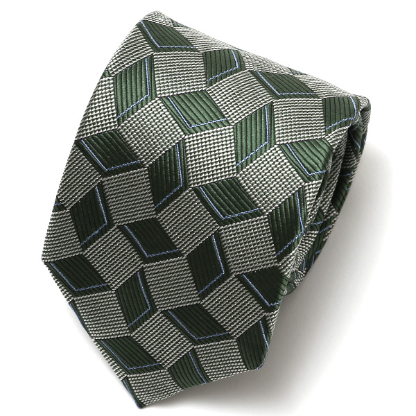 フランコ スパダ(Franco Spada) ネクタイ ダイス柄 グリーン