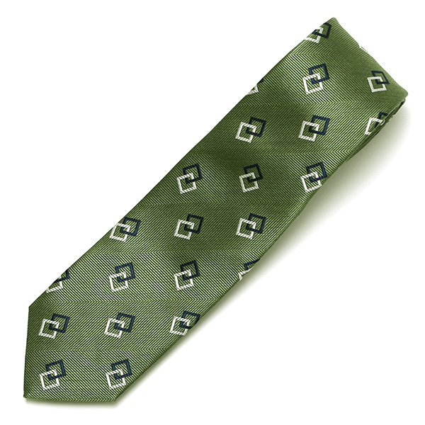  ネクタイ 総柄 おしゃれ ビジネス フォーマル ダンディ スクエアモチーフ シルクタイ 日本製 ブランド グリーン 緑色 男性 彼氏 旦那 夫 プレゼント 誕生日 父の日 社会人 高級 絹 フランコ スパダ(Franco Spada)