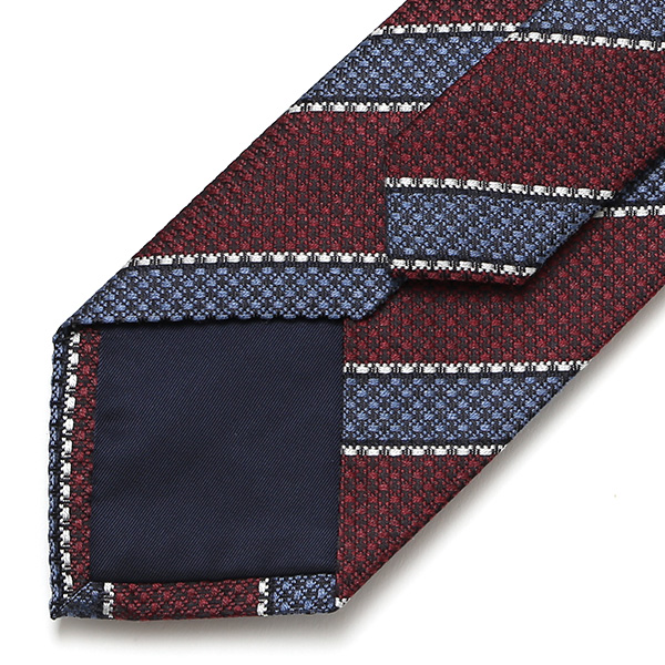  ネクタイ ストライプ メンズ おしゃれ シルクタイ スーツ 日本製 レジメンタル 紳士 男性 プレゼント ギフト レッド ワイン 赤色 20代 30代 40代 50代 ビジネス 西陣織 国産 高級 ブランド フランコ スパダ(Franco Spada)