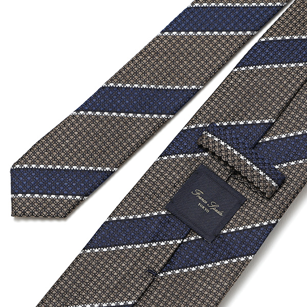  ネクタイ ストライプ メンズ おしゃれ シルクタイ スーツ 日本製 レジメンタル 紳士 男性 プレゼント ギフト グリーン 緑色 20代 30代 40代 50代 ビジネス 西陣織 国産 高級 ブランド フランコ スパダ(Franco Spada)