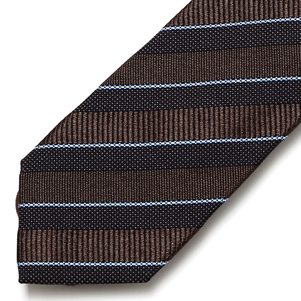  ネクタイ ビジネス 8cm幅 国産 シルク レギュラー幅 ストライプ 柄 おしゃれ ブランド メンズ 無地 ブラウン 茶 茶色 男性 彼氏 旦那 夫 プレゼント 誕生日 父の日 社会人 高級 絹 フランコ スパダ(Franco Spada)