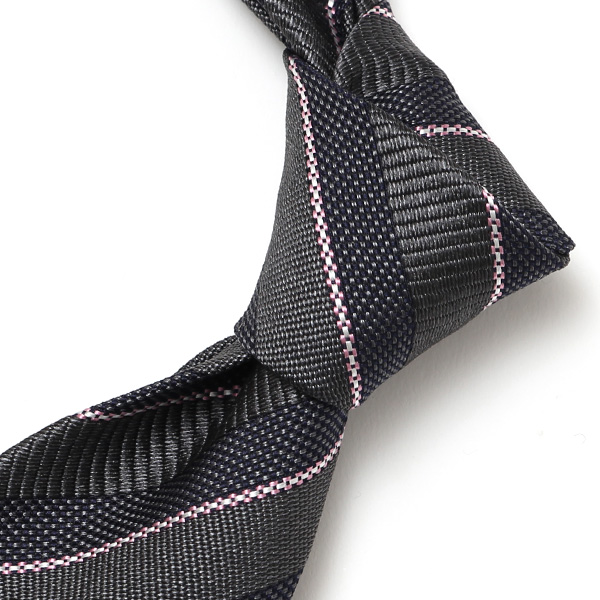  ネクタイ ビジネス 8cm幅 国産 シルク レギュラー幅 ストライプ 柄 おしゃれ ブランド メンズ 無地 グレー グレイ 灰色 男性 彼氏 旦那 夫 プレゼント 誕生日 父の日 社会人 高級 絹 フランコ スパダ(Franco Spada)