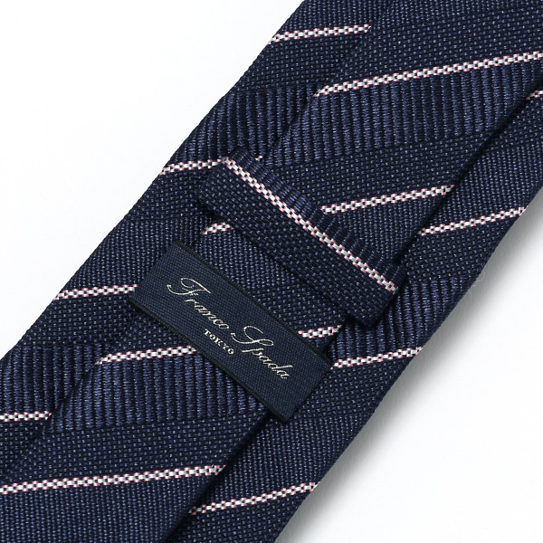  ネクタイ ビジネス 8cm幅 国産 シルク レギュラー幅 ストライプ 柄 おしゃれ ブランド メンズ 無地 ブルー ネイビー 青色 男性 彼氏 旦那 夫 プレゼント 誕生日 父の日 社会人 高級 絹 フランコ スパダ(Franco Spada)