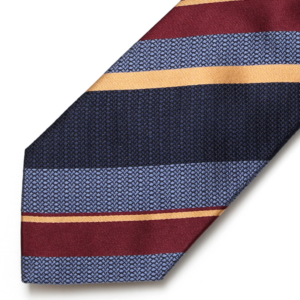  ネクタイ おしゃれ ストライプ 柄 ビジネス フォーマル シルク 100％ 絹 光沢 高級 西陣織 日本製 ブルー ネイビー 青色 転勤 昇進 プレゼント 彼氏 夫 ギフト 誕生日 父の日 社会人 ブランド フランコ スパダ(Franco Spada)