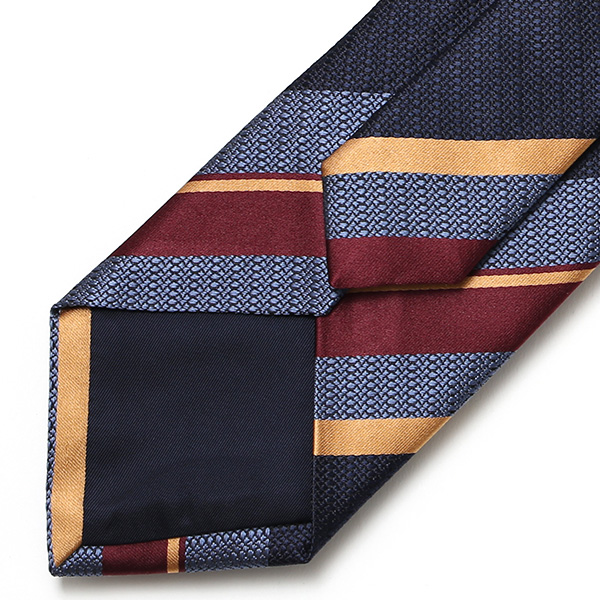  ネクタイ おしゃれ ストライプ 柄 ビジネス フォーマル シルク 100％ 絹 光沢 高級 西陣織 日本製 ブルー ネイビー 青色 転勤 昇進 プレゼント 彼氏 夫 ギフト 誕生日 父の日 社会人 ブランド フランコ スパダ(Franco Spada)