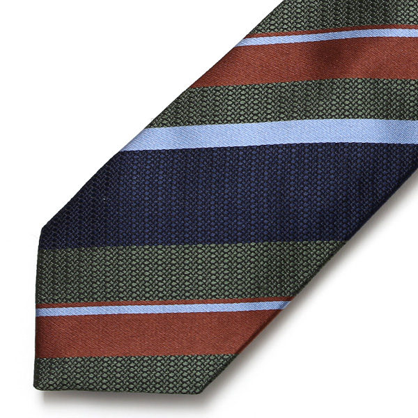  ネクタイ おしゃれ ストライプ 柄 ビジネス フォーマル シルク 100％ 絹 光沢 高級 西陣織 日本製 グリーン 緑色 転勤 昇進 プレゼント 彼氏 夫 ギフト 誕生日 父の日 社会人 ブランド フランコ スパダ(Franco Spada)