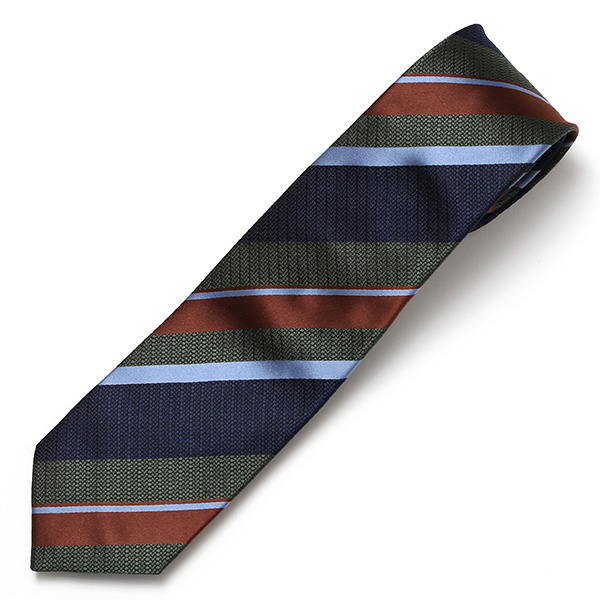  ネクタイ おしゃれ ストライプ 柄 ビジネス フォーマル シルク 100％ 絹 光沢 高級 西陣織 日本製 グリーン 緑色 転勤 昇進 プレゼント 彼氏 夫 ギフト 誕生日 父の日 社会人 ブランド フランコ スパダ(Franco Spada)