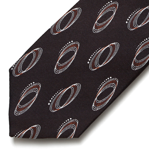  ネクタイ ブランド ビジネス 日本製 柄 メンズ シルク ギフト プレゼント 誕生日 父の日 クリスマス 男性 ブラウン 茶 茶色 総柄 ドット ネクタイ シルクタイ レギュラー幅 フォーマル クラシック フランコ スパダ(Franco Spada)