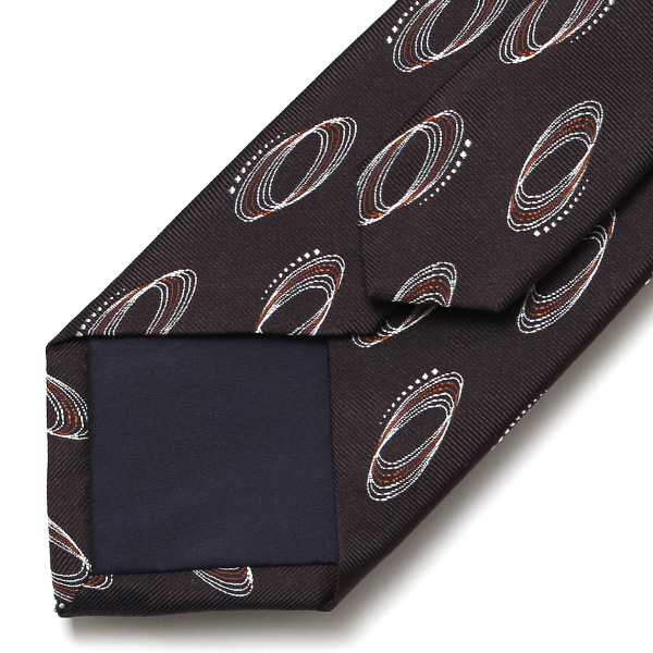 ネクタイ ブランド ビジネス 日本製 柄 メンズ シルク ギフト プレゼント 誕生日 父の日 クリスマス 男性 ブラウン 茶 茶色 総柄 ドット ネクタイ シルクタイ レギュラー幅 フォーマル クラシック フランコ スパダ(Franco Spada)