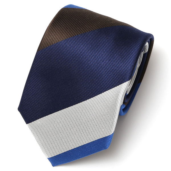 フランコ スパダ(Franco Spada) ネクタイ 2023春夏モデル ストライプ [fra0052] ブルー