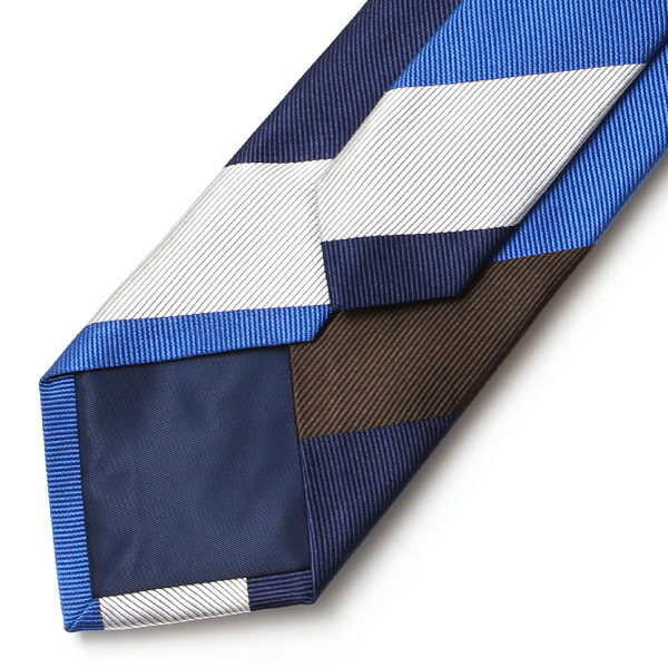  創業70年 高級ネクタイ専門ブランド 日本製 シルク100% ストライプ ブルー ネイビー 青色 ネクタイ レジメンタル 誕生日 プレゼント 30代 40代 50代 男性 結婚式 披露宴 ビジネス メンズ