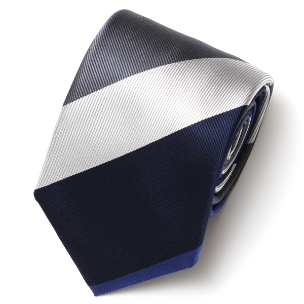 フランコ スパダ(Franco Spada) ネクタイ 2023春夏モデル ストライプ [fra0052] ネイビー