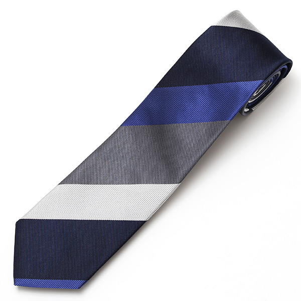  創業70年 高級ネクタイ専門ブランド 日本製 シルク100% ストライプ ブルー ネイビー 青色 ネクタイ レジメンタル 誕生日 プレゼント 30代 40代 50代 男性 結婚式 披露宴 ビジネス メンズ