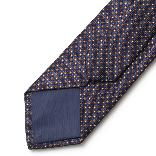  【2023春夏新作】創業70年 日本の高級ネクタイ専門ブランド ブラウン 茶 茶色 シルク100% ネクタイ ドット 総柄 30代 40代 50代 プレゼント ギフト 父の日 誕生日 男性 彼氏 旦那 夫 メンズ