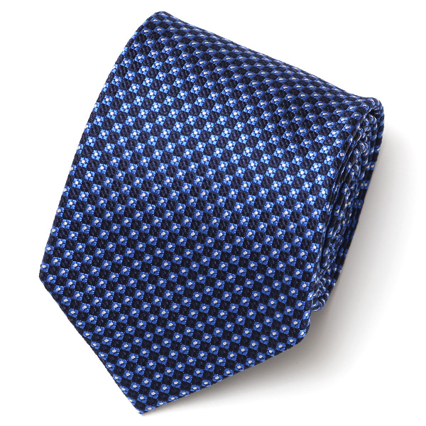 フランコ スパダ(Franco Spada) ネクタイ 2023春夏モデル ドット柄 [fra0054] ブルー/ネイビー
