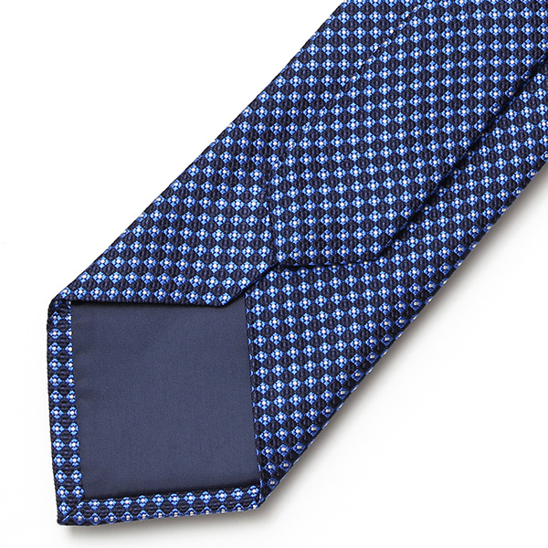  【2023春夏新作】創業70年 日本の高級ネクタイ専門ブランド ブルー ネイビー 青色 シルク100% ネクタイ ドット 総柄 30代 40代 50代 プレゼント ギフト 父の日 誕生日 男性 彼氏 旦那 夫 メンズ