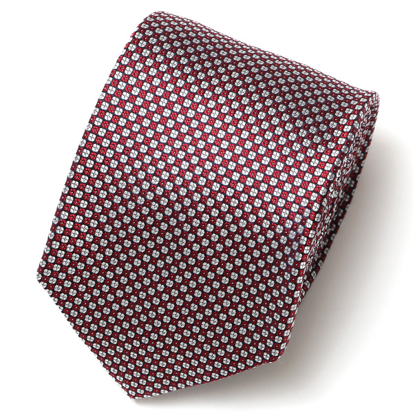フランコ スパダ(Franco Spada) ネクタイ 2023春夏モデル ドット柄 [fra0055] レッド