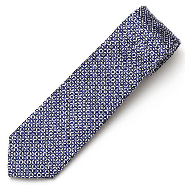  フランコスパダ 2023春夏 ネクタイ シルク100% 日本製 ブランド ブルー ネイビー 青色 ドット柄 総柄 結婚式 披露宴 ビジネス 社会人 パーティー フォーマル 京都 西陣織 国産 高級 おしゃれ 上品 プレゼント ギフト 30代 40代 50代