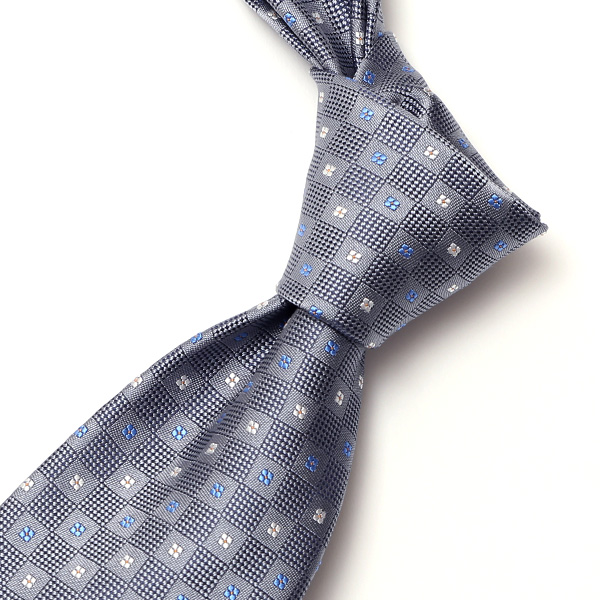  【2023春夏新作】創業70年 日本の高級ネクタイ専門ブランド シルク100% グレー グレイ 灰色 日本製 ネクタイ 京都 西陣織 国産 ブランド 結婚式 披露宴 ビジネス 社会人 ドット柄 小紋柄 パーティー 父の日 クリスマス 誕生日 就職祝い プレゼント
