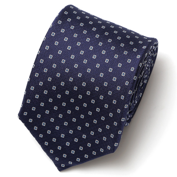 フランコ スパダ(Franco Spada) ネクタイ 2023春夏モデル 小紋柄 [fra0057] ネイビー