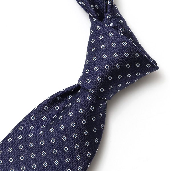  フランコスパダ 2023春夏 ネクタイ シルク100% 日本製 ブランド ブルー ネイビー 青色 小紋柄 ドット柄 結婚式 披露宴 ビジネス 社会人 パーティー プレゼント ギフト 30代 40代 50代 結婚式 披露宴 ビジネス 社会人 パーティー 父の日 誕生日