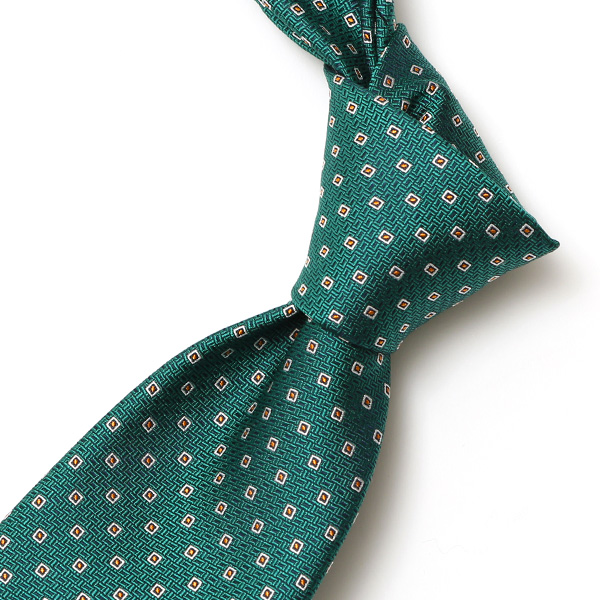 フランコスパダ 2023春夏 ネクタイ シルク100% 日本製 ブランド グリーン 緑色 小紋柄 ドット柄 結婚式 披露宴 ビジネス 社会人 パーティー プレゼント ギフト 30代 40代 50代 結婚式 披露宴 ビジネス 社会人 パーティー 父の日 誕生日