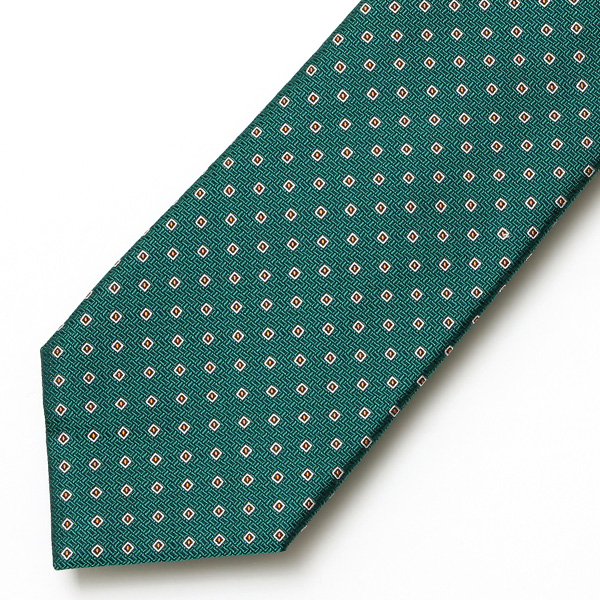 フランコスパダ 2023春夏 ネクタイ シルク100% 日本製 ブランド グリーン 緑色 小紋柄 ドット柄 結婚式 披露宴 ビジネス 社会人 パーティー プレゼント ギフト 30代 40代 50代 結婚式 披露宴 ビジネス 社会人 パーティー 父の日 誕生日