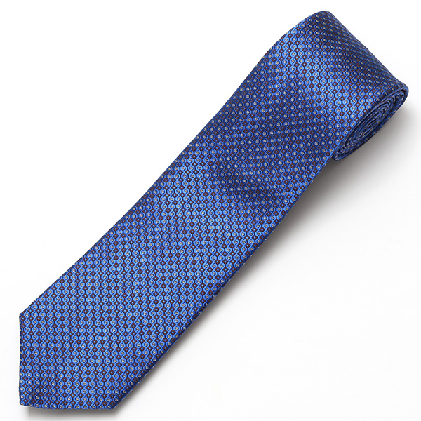  創業70年 高級ネクタイ専門ブランド 日本製 シルク100%  ブルー ネイビー 青色 ネクタイ ドット柄 ピンドット 総柄 結婚式 披露宴 ビジネス 仕事 40代 50代 60代 プレゼント ギフト 父の日 誕生日 クリスマス 就職祝い 男性 彼氏 メンズ