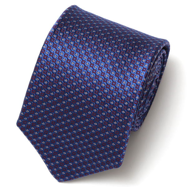 フランコ スパダ(Franco Spada) ネクタイ 2023春夏モデル 小紋柄 [fra0058] ネイビー