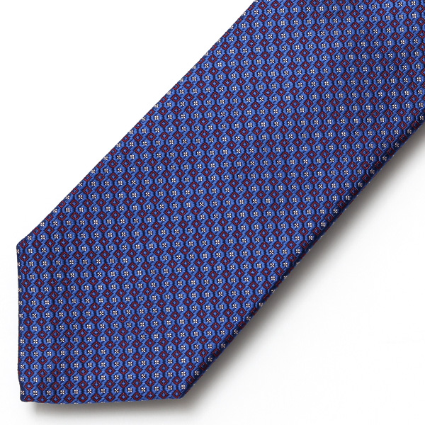  創業70年 高級ネクタイ専門ブランド 日本製 シルク100%  ブルー ネイビー 青色 ネクタイ ドット柄 ピンドット 総柄 結婚式 披露宴 ビジネス 仕事 40代 50代 60代 プレゼント ギフト 父の日 誕生日 クリスマス 就職祝い 男性 彼氏 メンズ