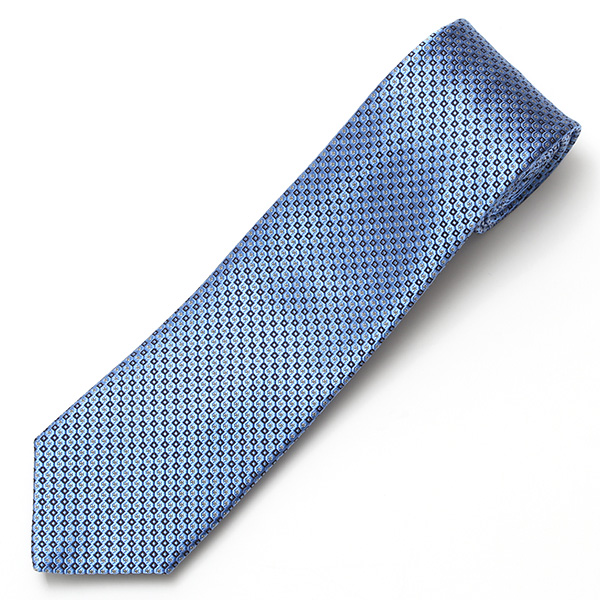  創業70年 高級ネクタイ専門ブランド 日本製 シルク100%  ブルー ネイビー 青色 ネクタイ ドット柄 ピンドット 総柄 結婚式 披露宴 ビジネス 仕事 40代 50代 60代 プレゼント ギフト 父の日 誕生日 クリスマス 就職祝い 男性 彼氏 メンズ