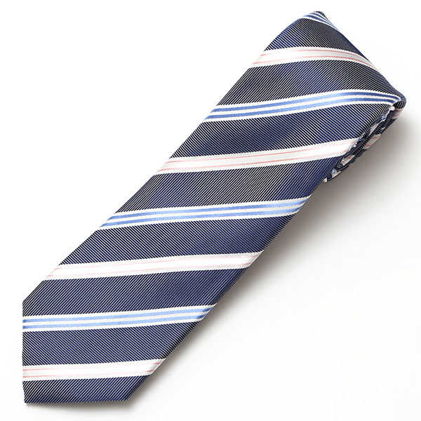 【2023春夏新作】創業70年 日本の高級ネクタイ専門ブランド シルク100% グレー グレイ 灰色 化粧箱付き レジメンタル ストライプ ネクタイ 結婚式 披露宴 ビジネス 30代 40代 50代 父の日 誕生日 男性 メンズ 彼氏 おしゃれ 上品 高級 紳士