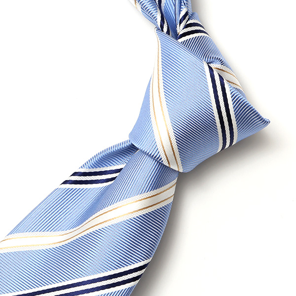  【2023春夏新作】創業70年 日本の高級ネクタイ専門ブランド シルク100% ブルー ネイビー 青色 化粧箱付き レジメンタル ストライプ ネクタイ 結婚式 披露宴 ビジネス 30代 40代 50代 父の日 誕生日 男性 メンズ 彼氏 おしゃれ 上品 高級 紳士