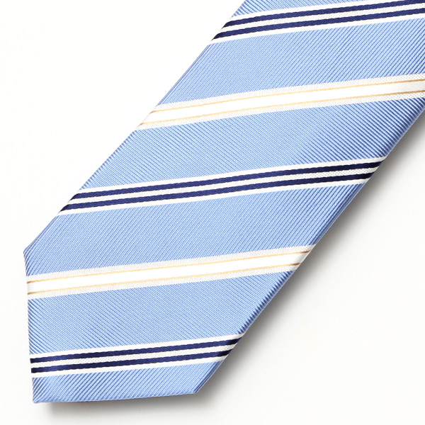  【2023春夏新作】創業70年 日本の高級ネクタイ専門ブランド シルク100% ブルー ネイビー 青色 化粧箱付き レジメンタル ストライプ ネクタイ 結婚式 披露宴 ビジネス 30代 40代 50代 父の日 誕生日 男性 メンズ 彼氏 おしゃれ 上品 高級 紳士