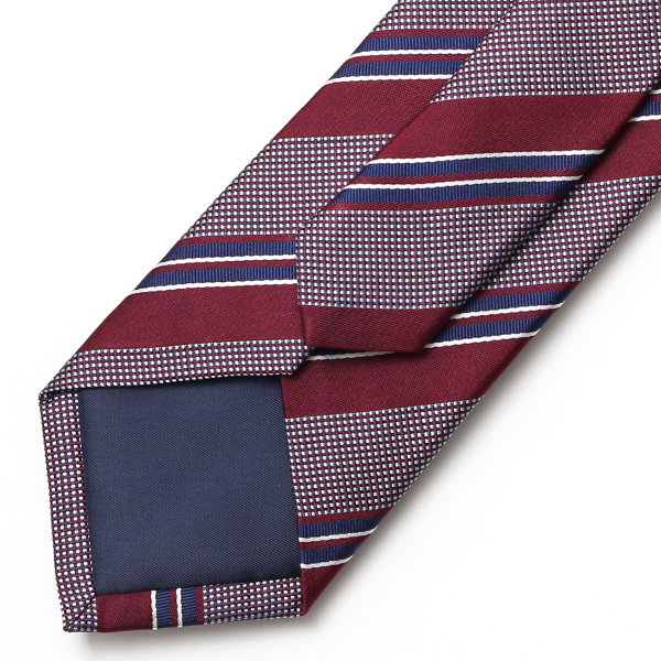  【2023春夏新作】Franco Spada(フランコスパダ) ネクタイ 化粧箱付き ワイン レッド ワイン 赤色 レジメンタル ストライプ 日本製 国産 シルク 100％ ブランド 20代 30代 40代 ビジネス 社会人 フォーマル 就職祝い 新社会人 プレゼント ギフト 男性 メンズ