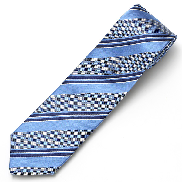  【2023春夏新作】Franco Spada(フランコスパダ) ネクタイ 化粧箱付き ブルー ネイビー 青色 レジメンタル ストライプ 日本製 国産 シルク 100％ ブランド 20代 30代 40代 ビジネス 社会人 フォーマル 就職祝い 新社会人 プレゼント ギフト 男性 メンズ